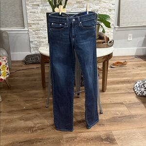 AG Adriano Goldschmied Simona Straight Leg High Rise Jeans